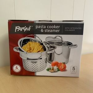 Parini pasta cooker and steamer